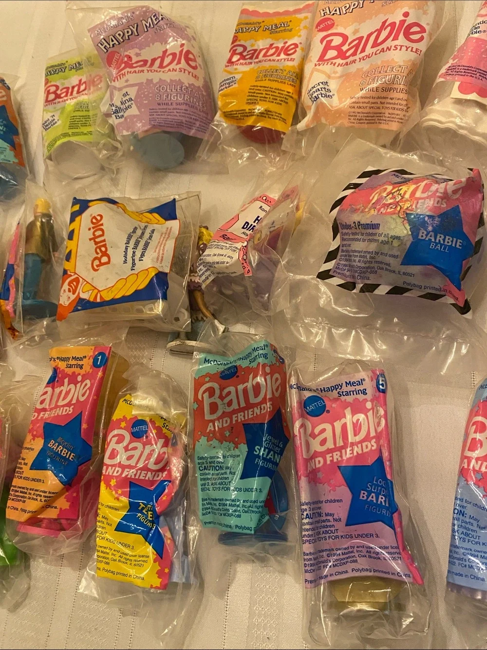 Barbie Happy Meal Toys Mint Condition